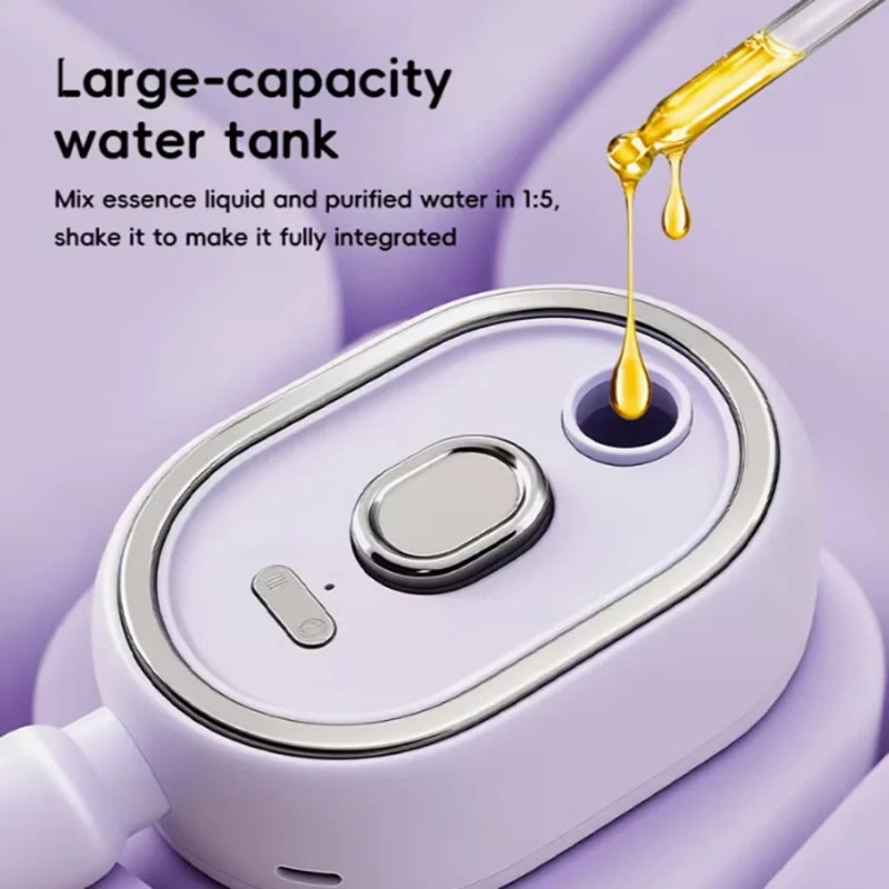 Elora heating hair brush handle and control button